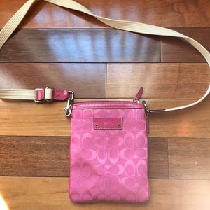Pink Coach Crossbody